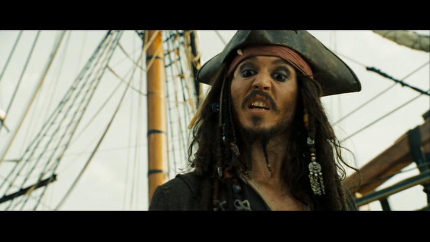 Mr. Gibbs. Johnny Depp as Captain Jack Sparrow