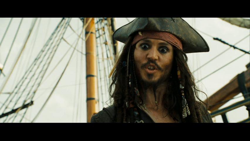 Any particular reason... Johnny Depp as Captain Jack Sparrow