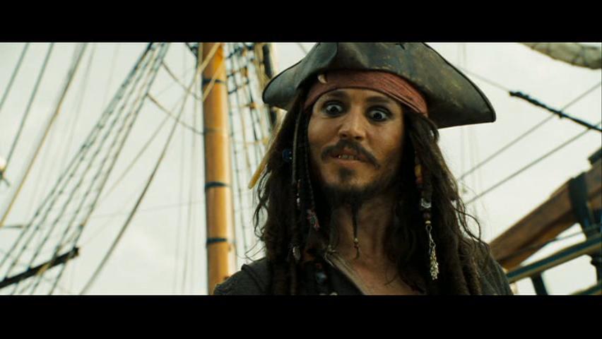 ...why my ship is gone? Johnny Depp as Captain Jack Sparrow