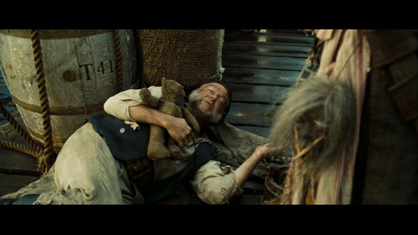 The ship? We're on the ship! Johnny Depp as Captain Jack Sparrow