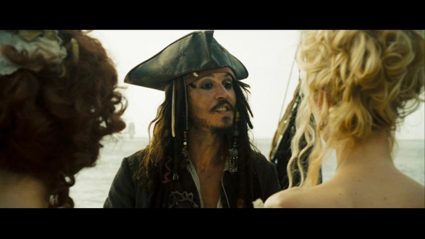 Yes, I lied to you. Johnny Depp as Captain Jack Sparrow
